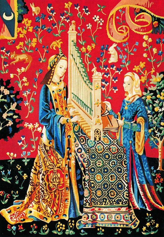 Canevas SEG Dame à La Licorne  100 x 135 cm - Att 999 - dame a la licorne
