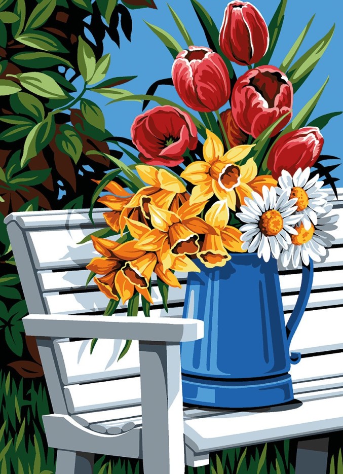 Canevas SEG N17 Le Broc du Banc 45 x 60 cm