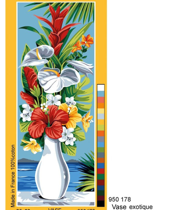 Canevas SEG Vase Exotique...