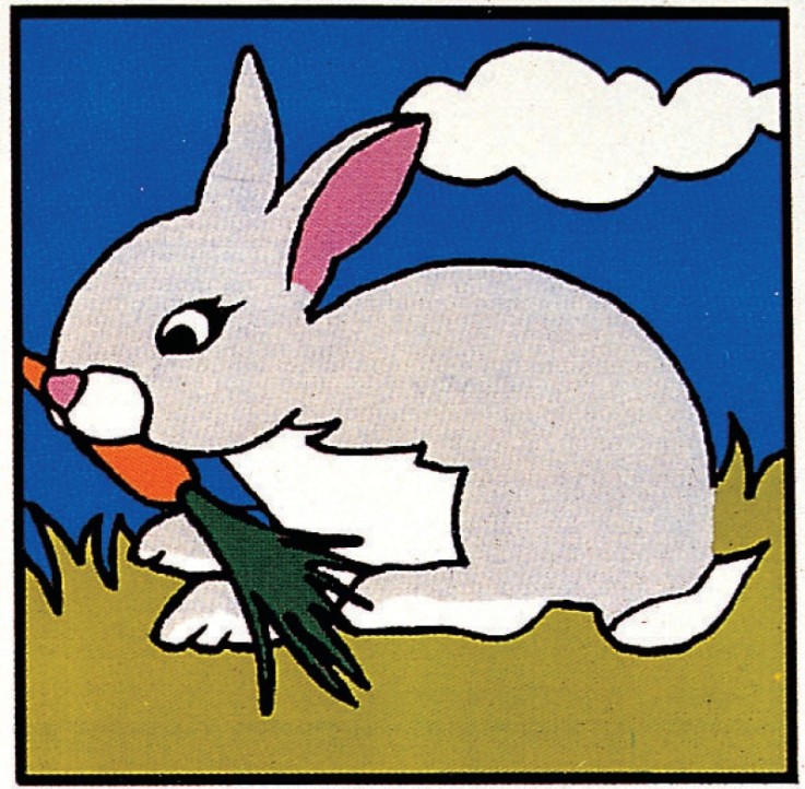 Kit canevas soudan enfant Lapin
