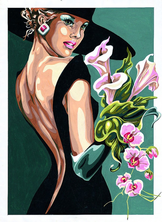 Canevas antique My fair lady 45x60cm