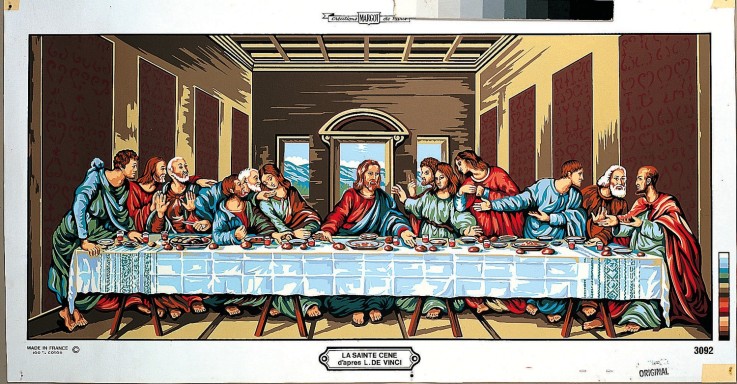 Canevas Pénélope Antique La Sainte Cène 65x130cm