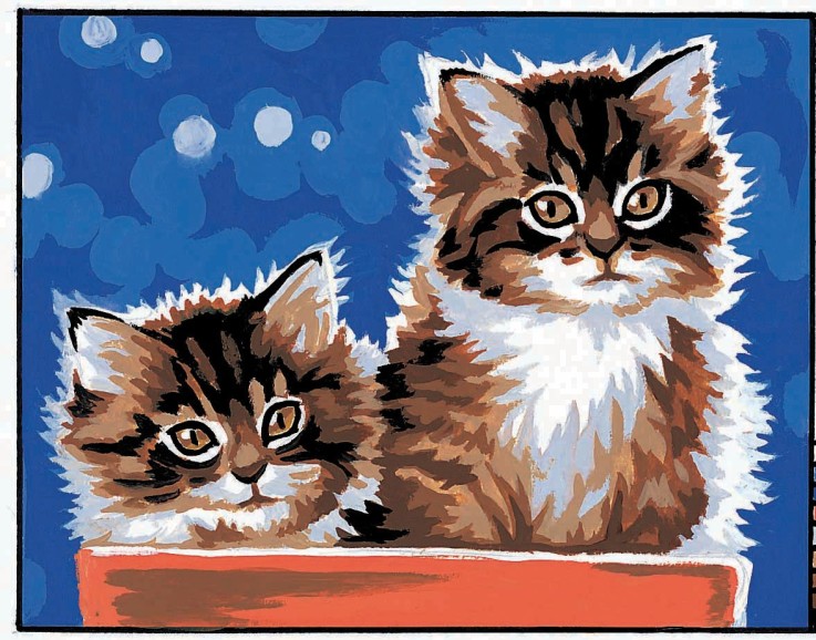 Kit canevas Chatons 20x25cm