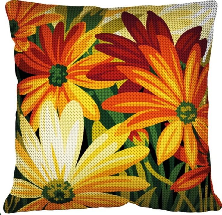 Kit Coussin Point de Croix Couleur et Lumière