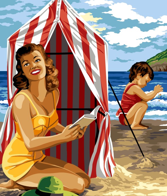 CANEVAS PÉNÉLOPE SEG 45X60