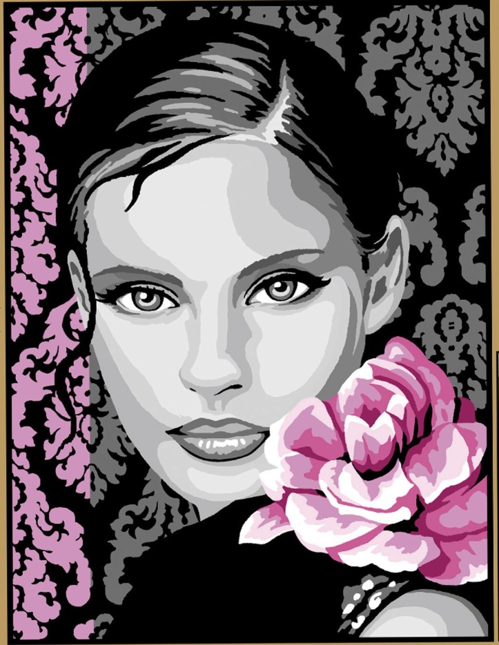 Canevas Pénélope Antique Elle 40X50cm