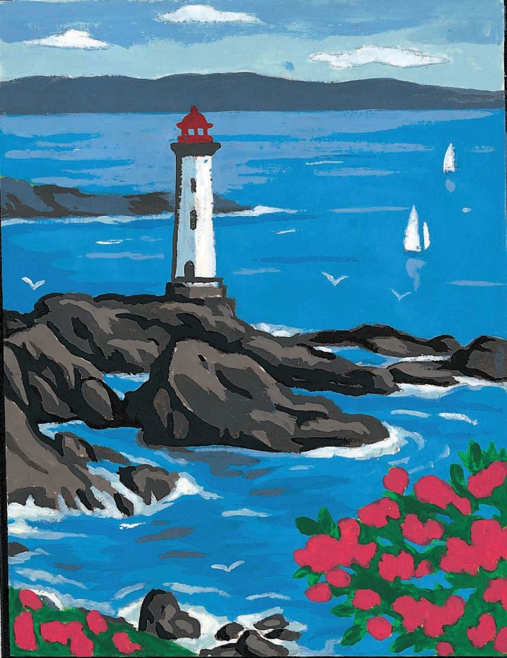 Kit canevas Le phare 20x25cm