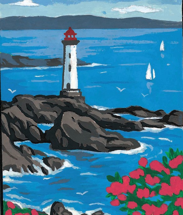 Kit canevas Le phare 20x25cm