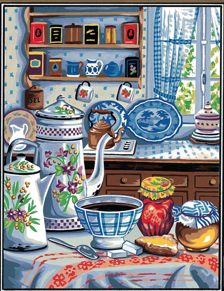Canevas Pénélope Antique Cuisine d'autrefois 50x65cm
