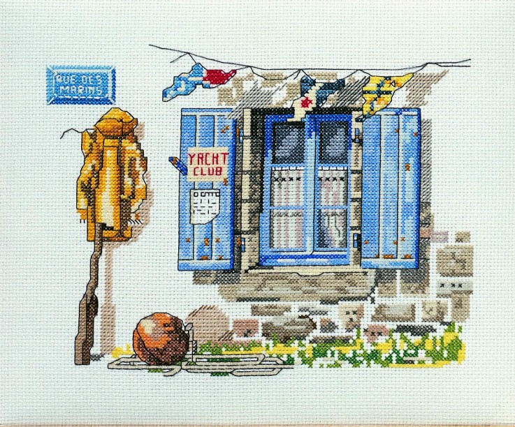 Kit Point comptés Rue des Marins 30 x 40 cm