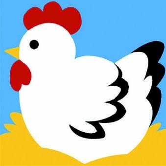 Kit canevas Soudan Poule 20x20cm