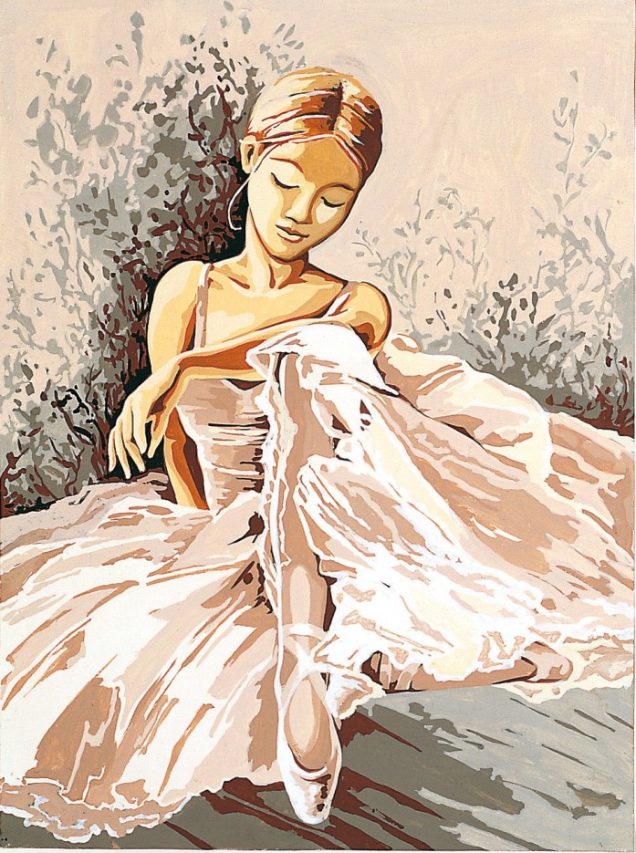 Canevas antique Danseuse 40x50cm