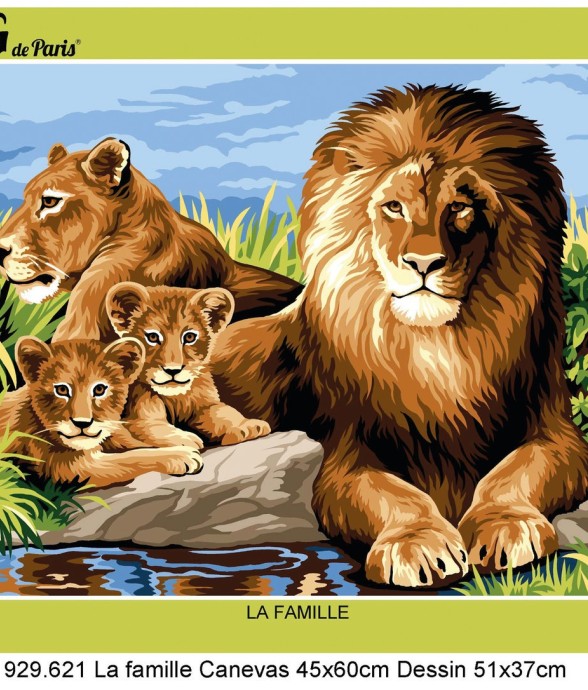 Canevas SEG La Famille 45 x...