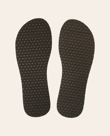 Tongs Mixtes Cuir MEUH Sable