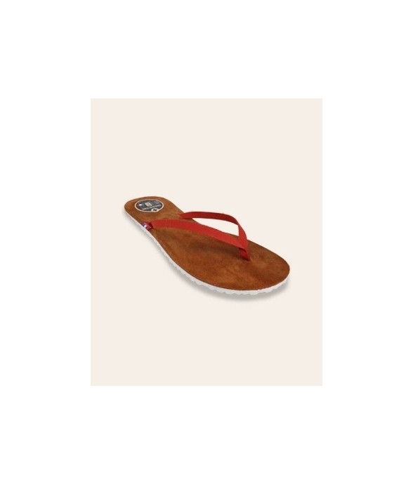 Tongs Cuir PLUME Safran