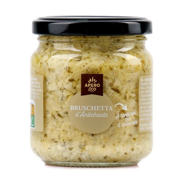 Bruschetta d'artichauts - A tartiner ou cuisiner - Pot de 190g