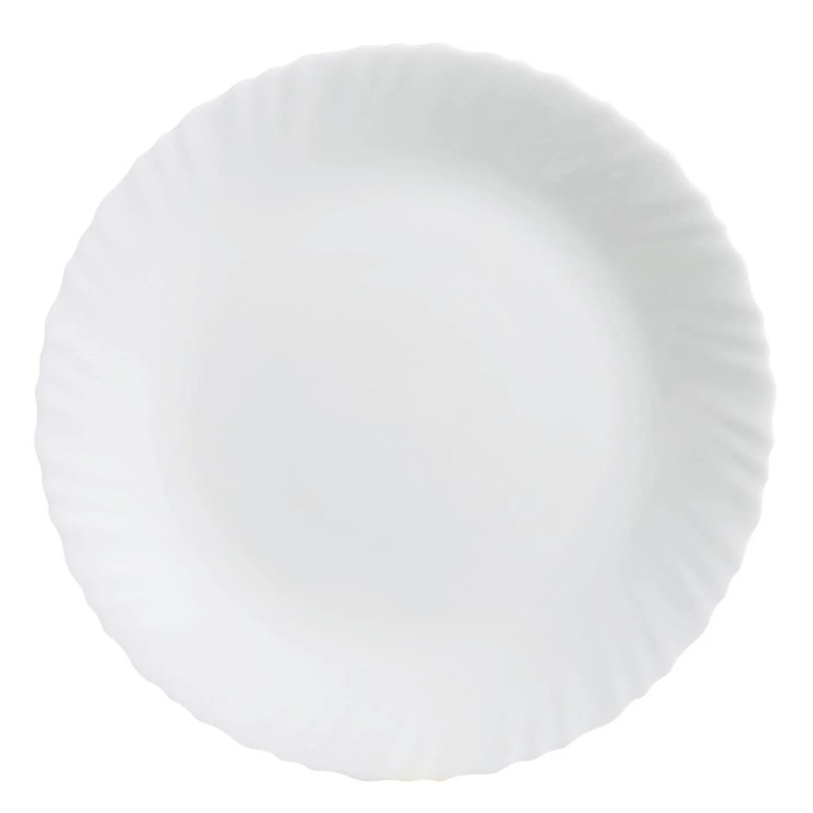 6 assiettes blanches 25 cm -FESTON