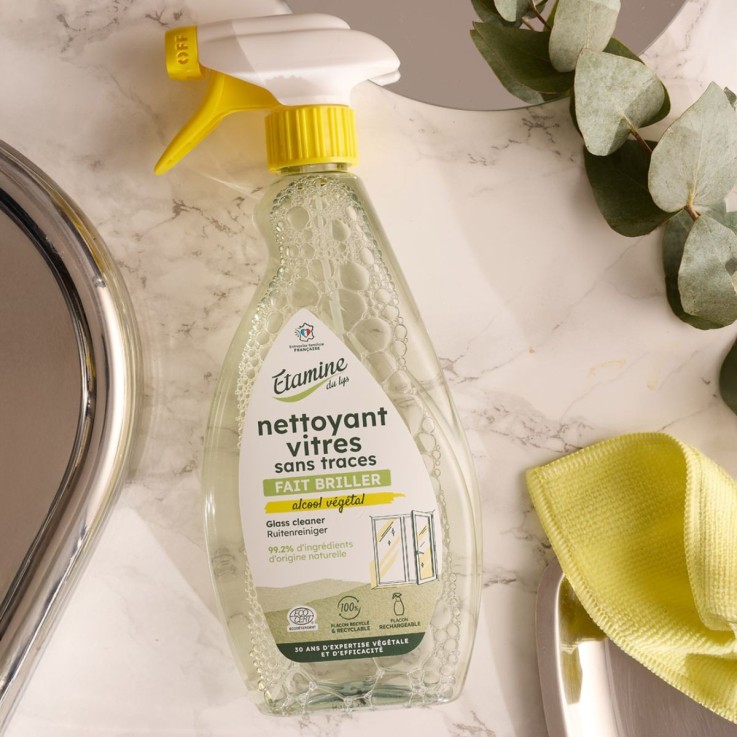 Spray nettoyant vitres  - Alcool végétal (500ml)