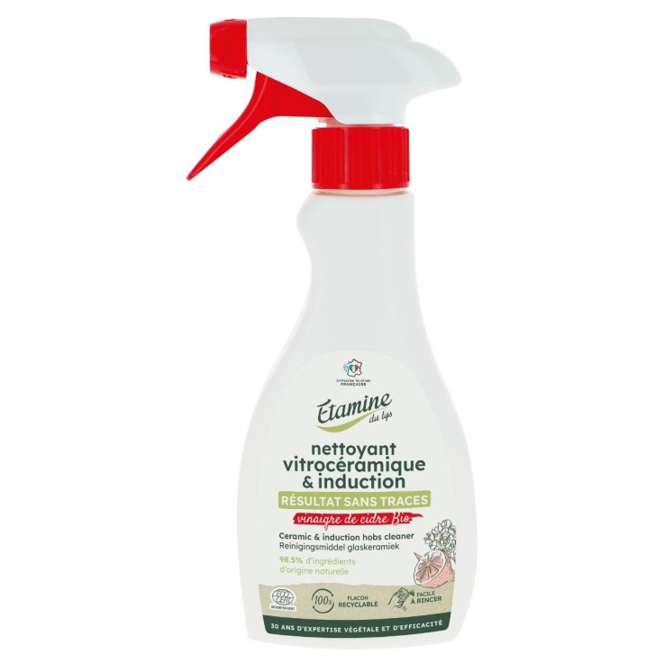 Nettoyant vitrocéramique et induction - Vinaigre bio (240ml)