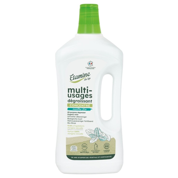 Multi-usage concentré dégraissant - Menthe bio (1L)