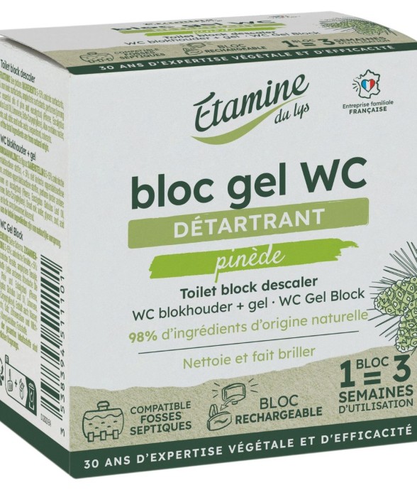 Bloc gel WC détartrant -...