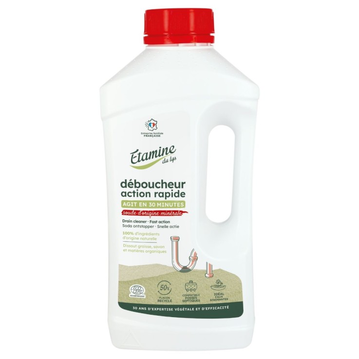 Déboucheur action rapide - Soude d'origine minérale (1L)
