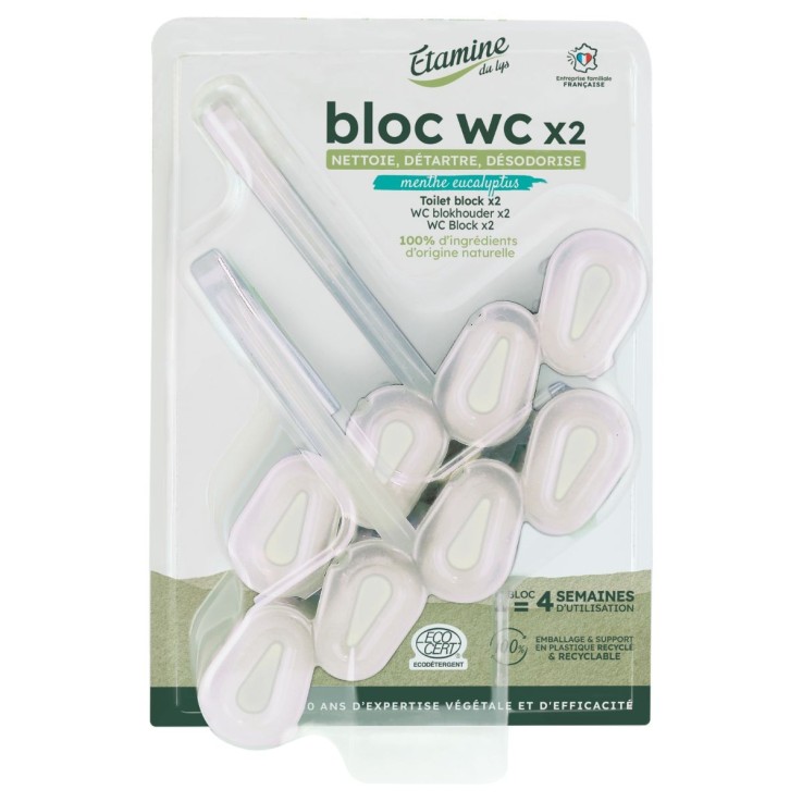 Bloc WC - Menthe eucalyptus (x2)