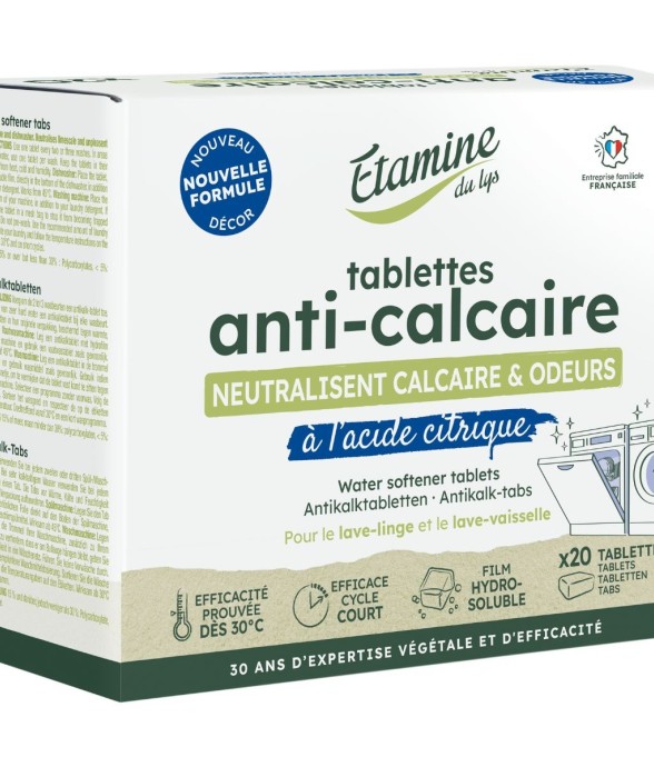Tablettes anti-calcaire (x20)