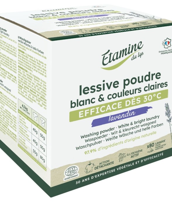 Lessive poudre blanc &...