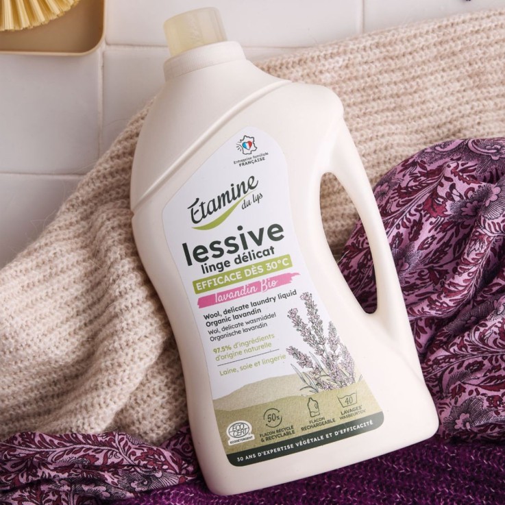 Lessive liquide linge délicat - Lavandin bio (1L)