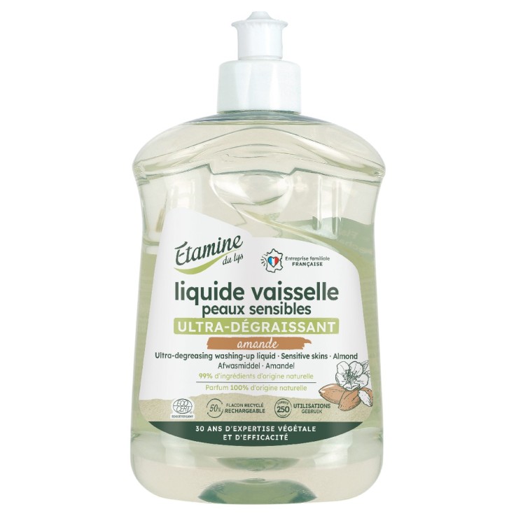 Liquide vaisselle amande - Peaux sensibles (500ml)