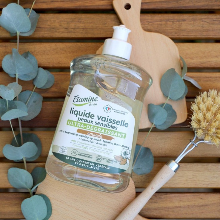 Liquide vaisselle amande - Peaux sensibles (500ml)