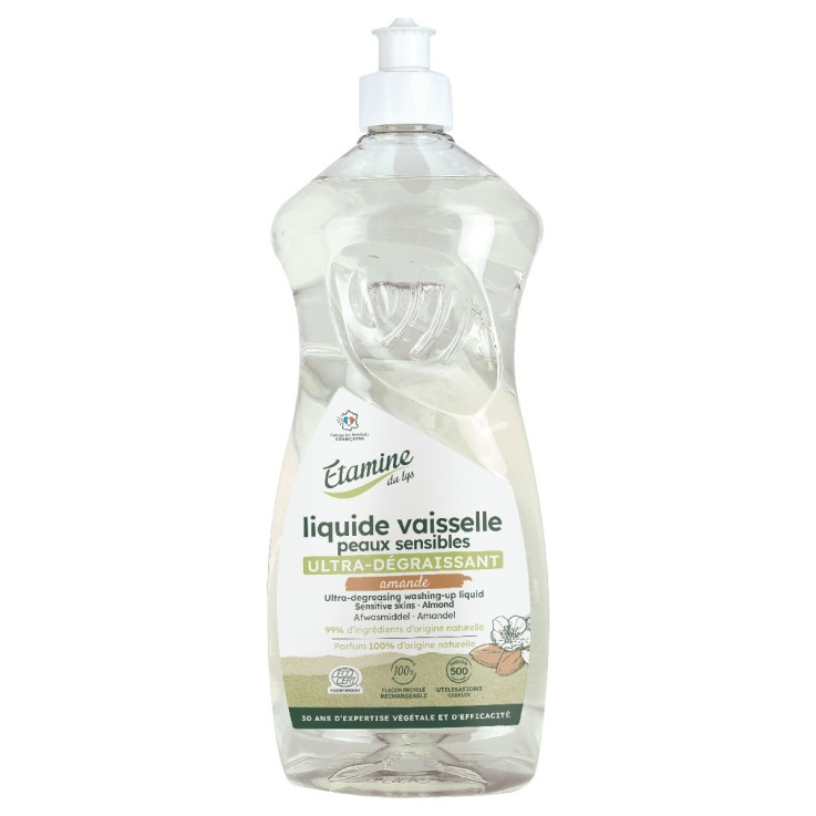 Liquide vaisselle amande - Peaux sensibles (1L)
