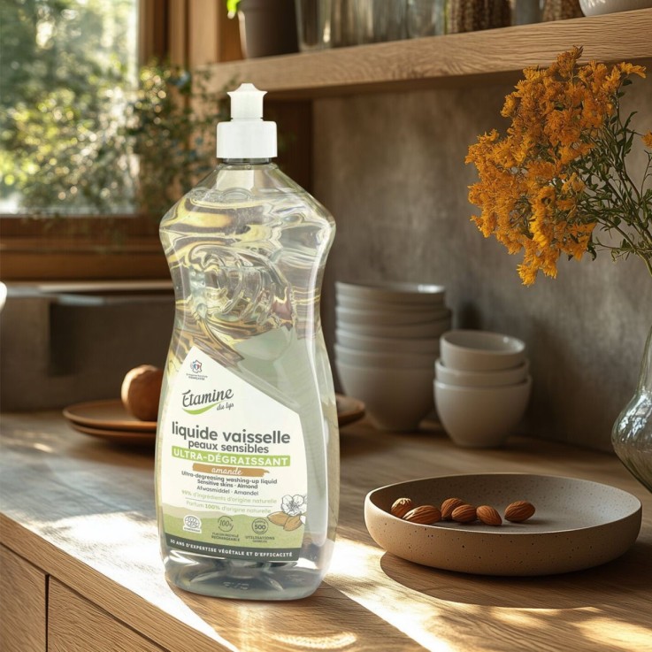 Liquide vaisselle amande - Peaux sensibles (1L)