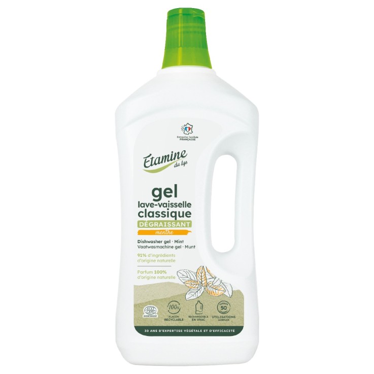 Gel lave-vaisselle classique menthe (1L)