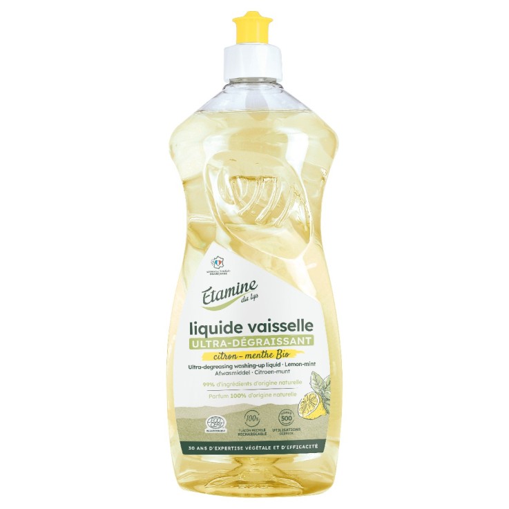 Liquide vaisselle citron-menthe (1L)