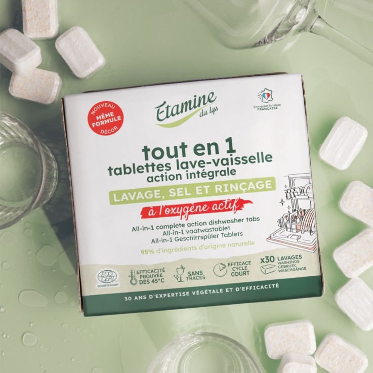 Tablettes lave-vaisselle tout en 1 (x30)