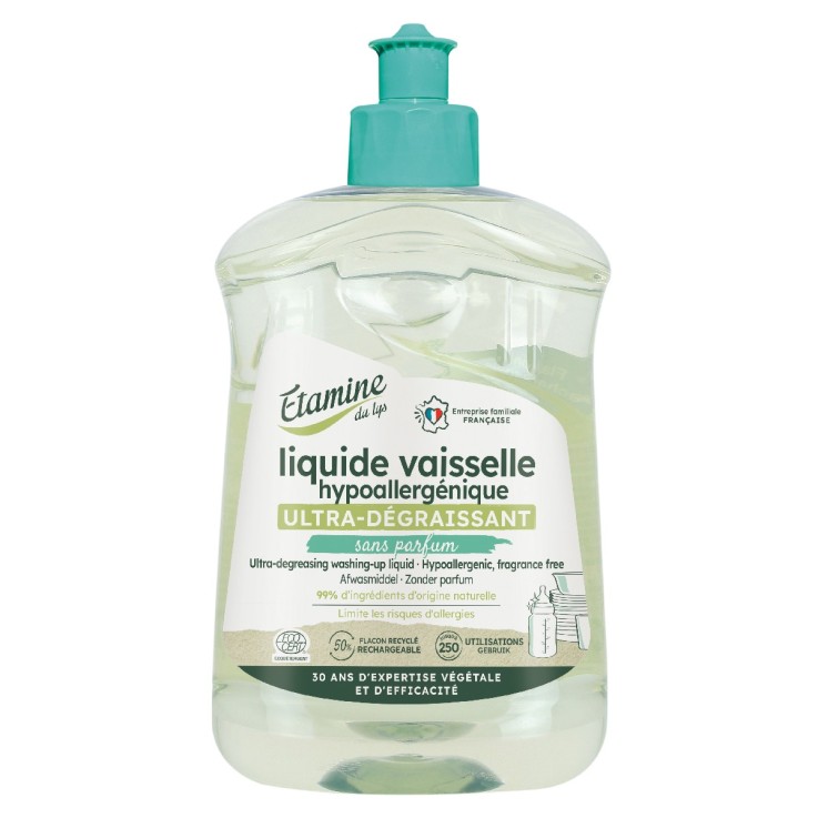Liquide vaisselle hypoallergénique (500ml)