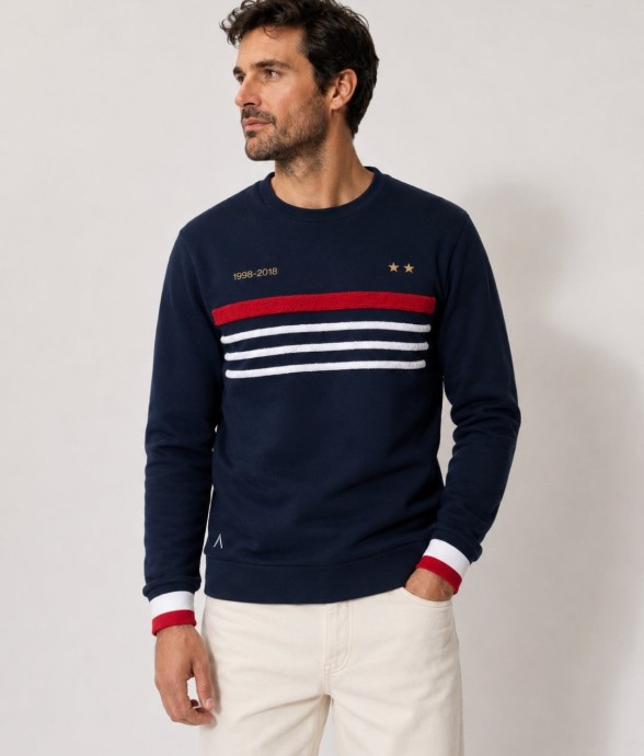 Sweatshirt Didier bleu...