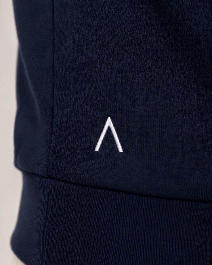 Sweatshirt Didier bleu Coton Bio