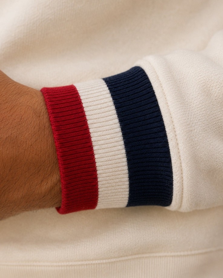 Sweatshirt Didier écru Coton Bio