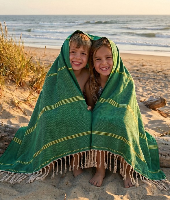 Fouta serviette plage anti...