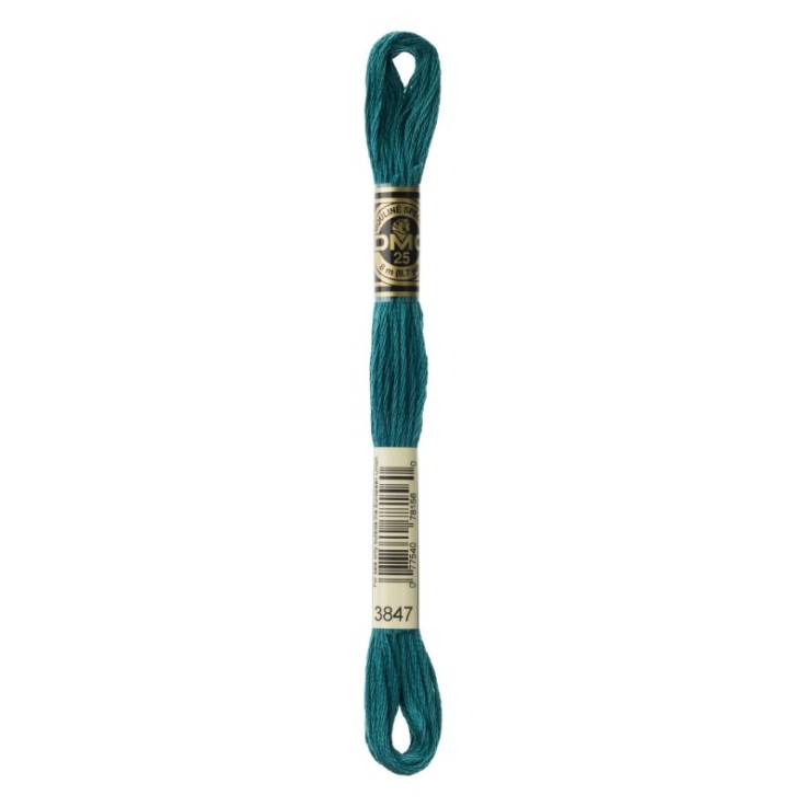 Fil Mouliné DMC Gold Concept 8M Col. 3847 Broderie et Point de Croix
