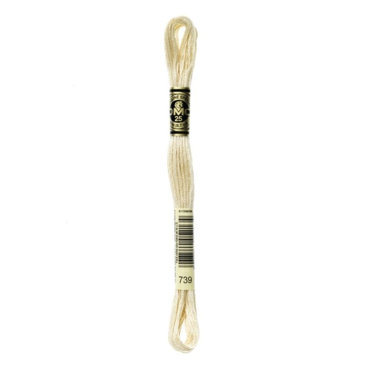 Fil Mouliné DMC Gold Concept 8M Col. 739 Broderie et Point de Croix
