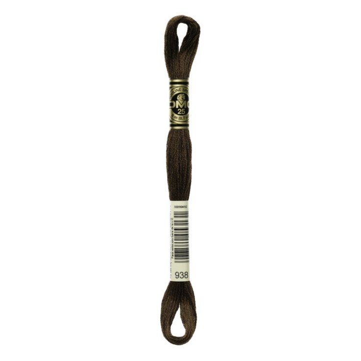 Fil Mouliné DMC Gold Concept 8M Col. 938 Broderie et Point de Croix
