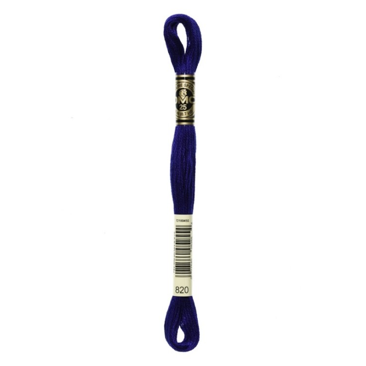 Fil Mouliné DMC Gold Concept 8M Col. 820 Broderie et Point de Croix