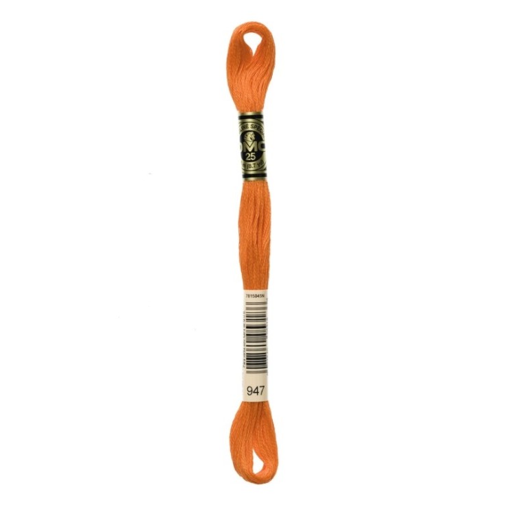 Fil Mouliné DMC Gold Concept 8M Col. 947 Broderie et Point de Croix
