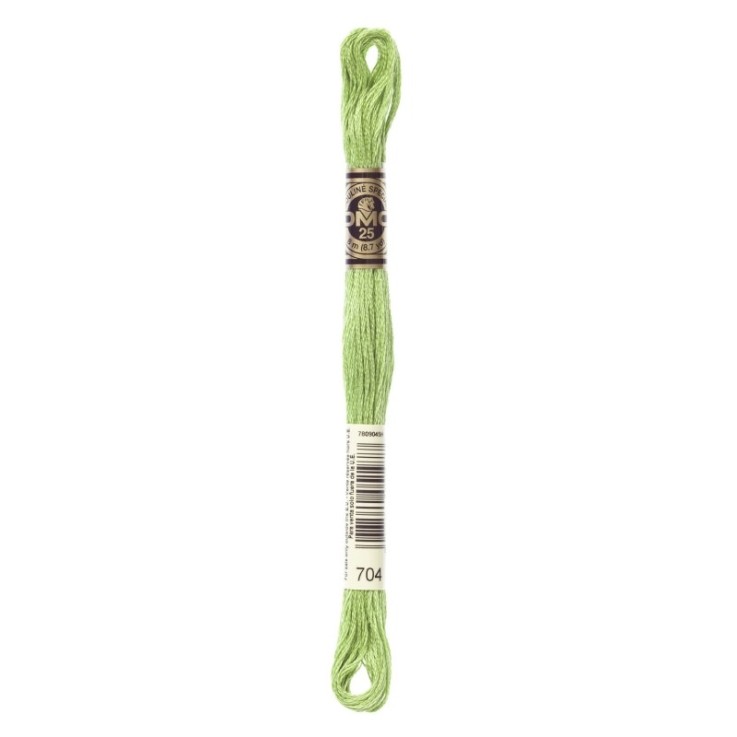 Fil Mouliné DMC Gold Concept 8M Col. 704 Broderie et Point de Croix