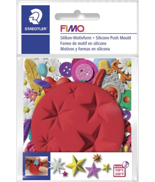 PUSH MOULD SILICONE ETOILES...