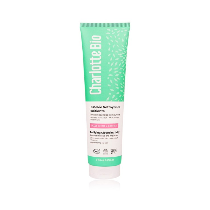 Gelée nettoyante purifiante pour peaux mixtes à grasses (150ml) Bio